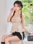 ベージュxブラック　モデル：るりぴ　身長：165cm　着用サイズ：Sサイズ