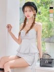 ブルー　モデル：るりぴ　身長：165cm　着用サイズ：Sサイズ
