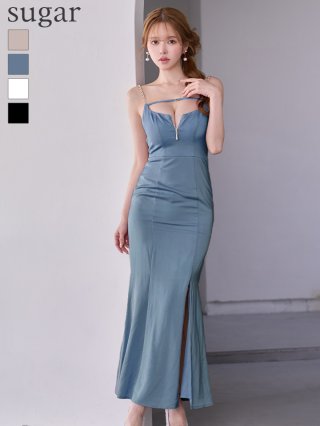 ROBE de FLEURS Glossy】ロングドレス - sugar