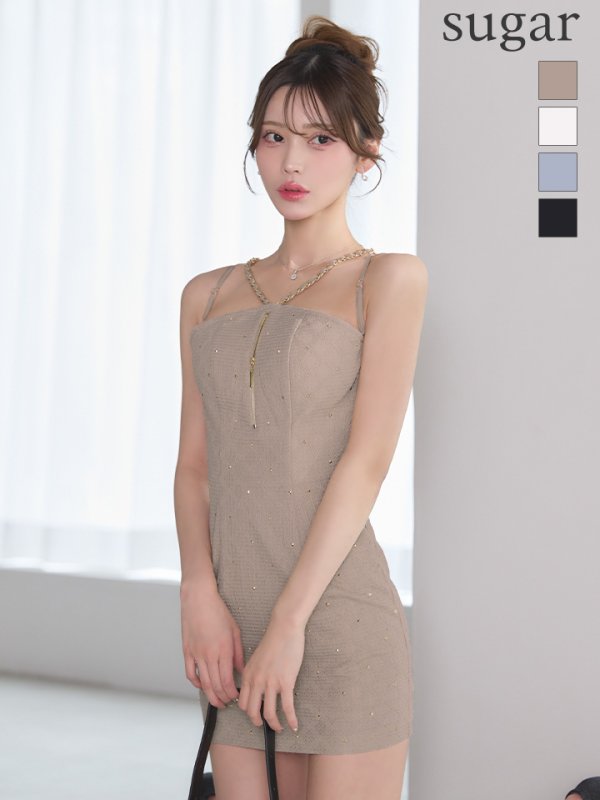 ベージュ　モデル：るりぴ　身長：165cm　着用サイズ：Sサイズ