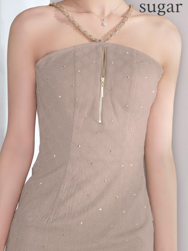 ベージュ　モデル：るりぴ　身長：165cm　着用サイズ：Sサイズ