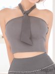 グレー　モデル：如月れい　身長：156cm　着用サイズ：Sサイズ