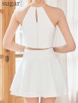 ホワイト　 モデル：明日花キララ　身長：162cm　着用サイズ：Sサイズ