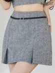 グレー　モデル：まおちゃる　身長：158cm　着用サイズ：Sサイズ