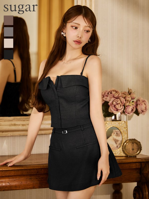 ブラック　モデル：ももか　身長156cm　着用サイズ：Sサイズ