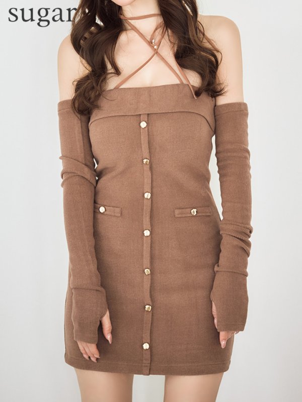 ブラウン モデル:ゆめ 身長:160cm 着用サイズ:Sサイズ