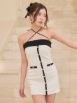 ホワイト　モデル：せいは　身長：160cm　着用サイズ：Sサイズ