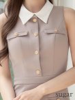 グレージュ　モデル：るりぴ　身長：165cm　着用サイズ：Sサイズ