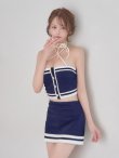 ネイビー　モデル：れみれみ　身長：163cm　着用サイズ：Sサイズ