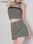  ブラックxベージュ モデル：れみれみ　身長：163cm　着用サイズ：Sサイズ