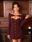 ボルドー　モデル：ゆいぴす　身長：170cm　着用サイズ：Sサイズ
