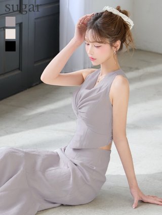 ROBE de FLEURS Glossy】ロングドレス - sugar