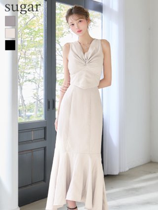 ROBE de FLEURS Glossy】ロングドレス - sugar
