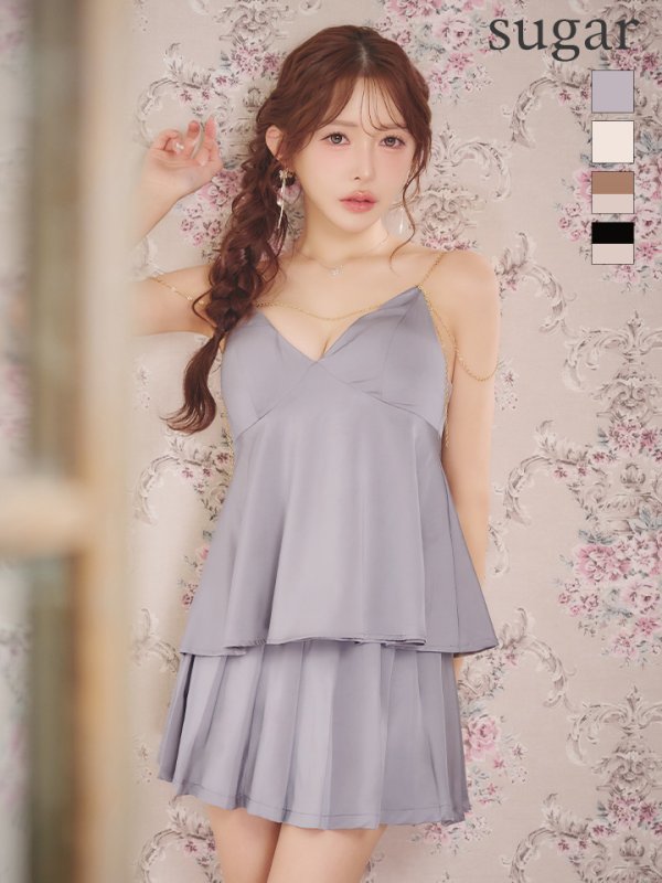 グレージュ　モデル：りな　身長：160cm　着用サイズ：Sサイズ