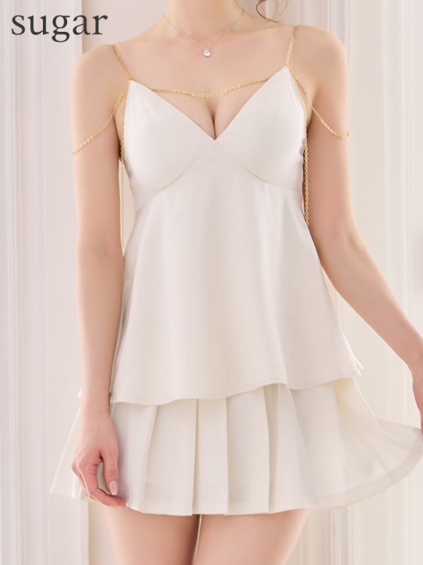 アイボリーxアイボリー　モデル：ゆめ　身長：160cm　着用サイズ：Sサイズ