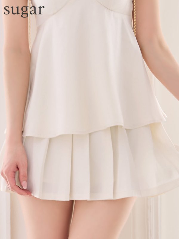 アイボリーxアイボリー　モデル：ゆめ　身長：160cm　着用サイズ：Sサイズ