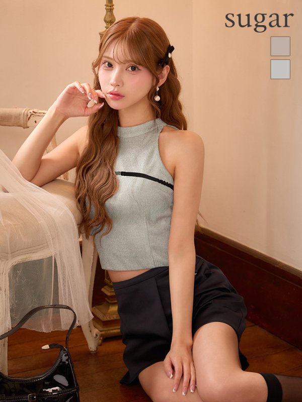 シルバー　モデル：るりぴ　身長：165cm　着用サイズ：Sサイズ