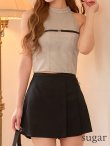 ベージュ　モデル：るりぴ　身長：165cm　着用サイズ：Sサイズ