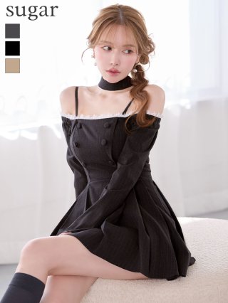 ROBE de FLEURS Glossy】袖ありドレス - sugar