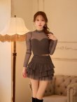 ブラウン　モデル：ゆめ　身長：160cm　着用サイズ：Sサイズ