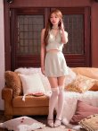 ベージュ　モデル：るりぴ　身長：165cm　着用サイズ：Sサイズ