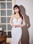 ホワイト モデル：まおちゃる　身長：158cm　着用サイズ：Sサイズ