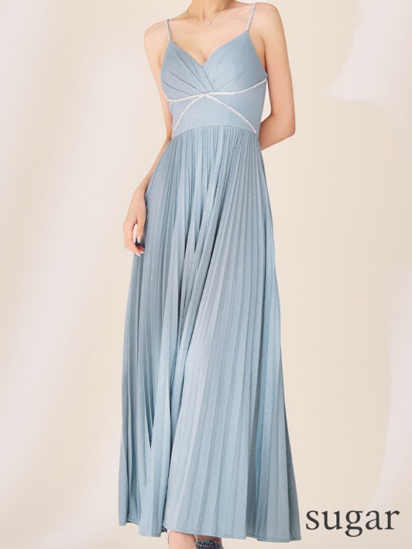 ブルー モデル:まおちゃる 身長:158cm 着用サイズ:Sサイズ