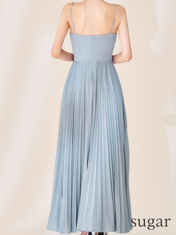 ブルー モデル:まおちゃる 身長:158cm 着用サイズ:Sサイズ