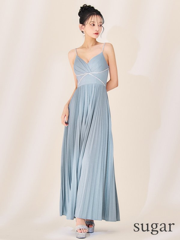 ブルー モデル:まおちゃる 身長:158cm 着用サイズ:Sサイズ