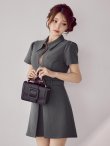 グレー モデル：ももか　身長：156cm　着用サイズ：Sサイズ