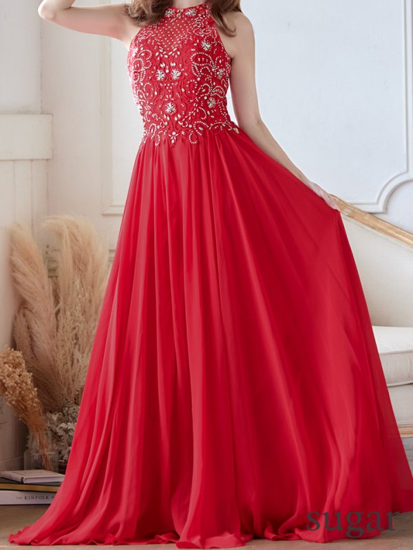 画像8: 【Lip line/リップライン】ビジュー/ アメスリ/ 刺繍レース/ シフォン/ ロングドレス/ キャバドレスlong[HC03] (8)