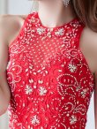 画像11: 【Lip line/リップライン】ビジュー/ アメスリ/ 刺繍レース/ シフォン/ ロングドレス/ キャバドレスlong[HC03] (11)