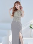 画像19: 【Lip line/リップライン】マーメイド/ ビジュー/ 刺繍/ ストレッチ/ スリット/ ロングドレス/ キャバドレス long[HC03] (19)