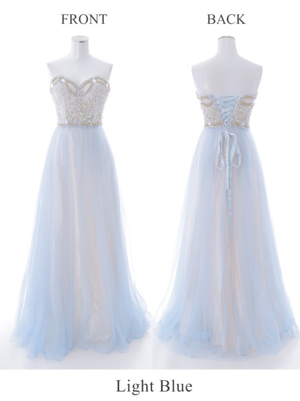 画像8: 【Lip line/リップライン】ベア/ ビーズ刺繍/ プリンセス/ スピンドル/ ロングドレス/ キャバドレス long[HC03] (8)