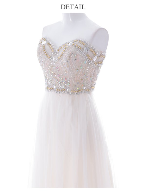 画像9: 【Lip line/リップライン】ベア/ ビーズ刺繍/ プリンセス/ スピンドル/ ロングドレス/ キャバドレス long[HC03] (9)