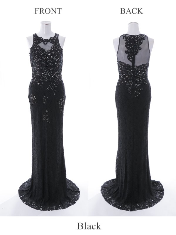 画像18: 【Lip line/リップライン】マーメイド/ アメスリ/ 総レース/ 刺繍レース/ タイト/ ロングドレス/ キャバドレス long[HC03] (18)