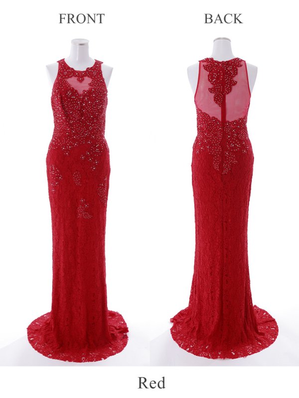 画像19: 【Lip line/リップライン】マーメイド/ アメスリ/ 総レース/ 刺繍レース/ タイト/ ロングドレス/ キャバドレス long[HC03] (19)