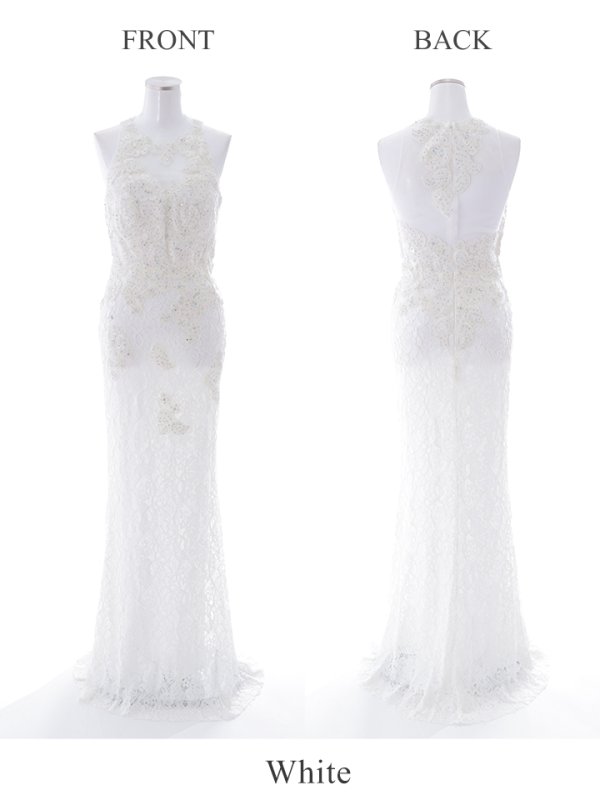 画像21: 【Lip line/リップライン】マーメイド/ アメスリ/ 総レース/ 刺繍レース/ タイト/ ロングドレス/ キャバドレス long[HC03] (21)