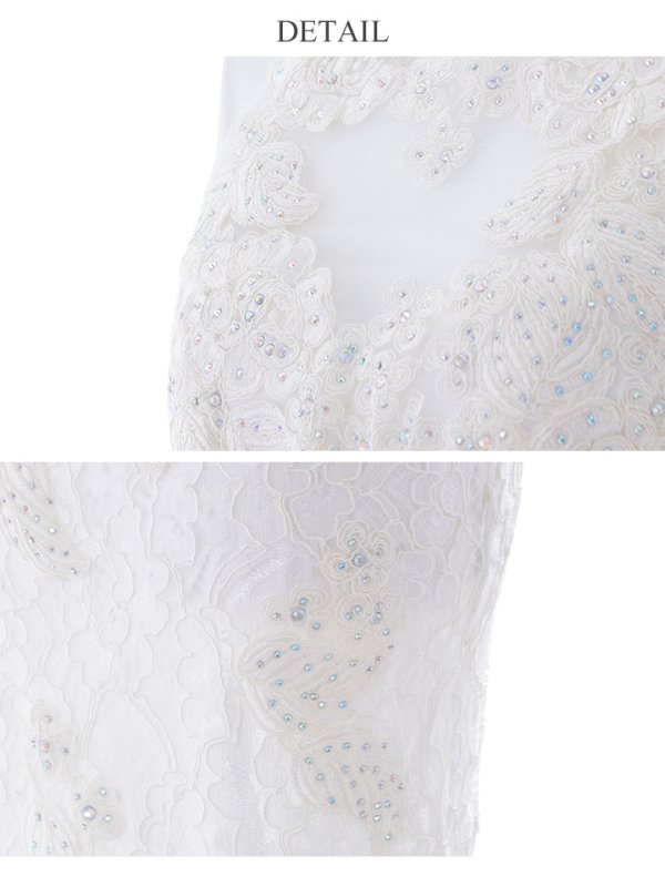 画像23: 【Lip line/リップライン】マーメイド/ アメスリ/ 総レース/ 刺繍レース/ タイト/ ロングドレス/ キャバドレス long[HC03] (23)