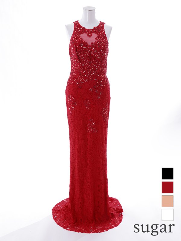 画像15: 【Lip line/リップライン】マーメイド/ アメスリ/ 総レース/ 刺繍レース/ タイト/ ロングドレス/ キャバドレス long[HC03] (15)