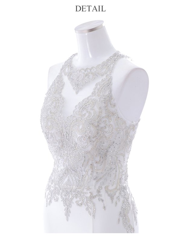 画像33: 【Lip line/リップライン】マーメイド/ ビジュー/ 刺繍/ ストレッチ/ スリット/ ロングドレス/ キャバドレス long[HC03] (33)