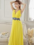 画像3: 【Lip line/リップライン】フラワー刺繍/ チュール/ ギャザー/ スピンドル/ ロングドレス/ キャバドレス long[HC03] (3)