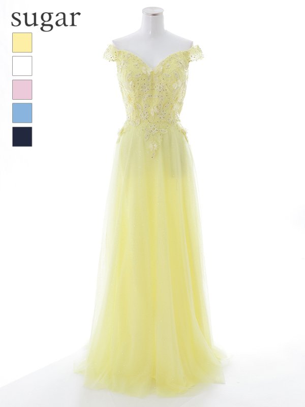 画像18: 【関西コレクション着用】【Lip line/リップライン】フラワー刺繍/ Aライン/ ラメ/ チュール/ ロングドレス/ キャバドレスlong[HC03] (18)