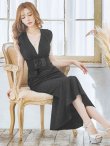 画像3: 【VANESSA HEART / ヴァネッサハート】【OF05】シンプル/ ワンカラー/ マーメイド/ ノースリーブ/ ベルトデザイン/ ミモレ丈/ ワンピース/ ミディアムドレス/ キャバドレス (3)