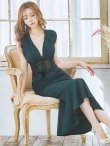 画像7: 【VANESSA HEART / ヴァネッサハート】【OF05】シンプル/ ワンカラー/ マーメイド/ ノースリーブ/ ベルトデザイン/ ミモレ丈/ ワンピース/ ミディアムドレス/ キャバドレス (7)