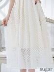 画像11: Lサイズあり【VANESSA HEART / ヴァネッサハート】【OF05】ノースリーブ/ シアー/ 総レース/ プリーツ/ ワンカラー/ ワンピース/ ミディアムドレス/ キャバドレス (11)