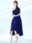ダークブルー モデル：ゆめ　身長：160cm　着用サイズ：8号(Sサイズ)