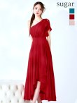 ダークレッド モデル：ゆめ　身長：160cm　着用サイズ：8号(Sサイズ)