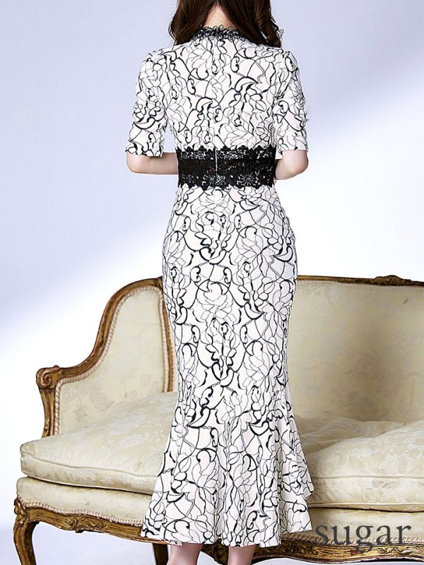 アイボリーブラック　モデル：ゆめ　身長：160cm　着用サイズ：8号(Sサイズ)