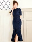 ネイビー モデル：ゆめ　身長：160cm　着用サイズ：8号(Sサイズ)
